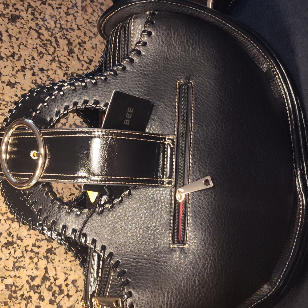 Chic Multicolor Leather Shoulder Bag - Picture 6 of 7